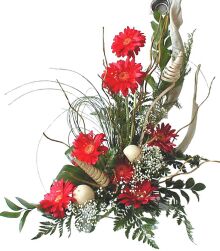  Ankara K�z�lay �i�ek , �i�ek�i , �i�ek�ilik  Kirmizi gerbera �zel tanzim