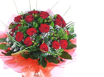  Ankara K�z�lay yurti�i ve yurtd��� �i�ek sipari�i  10 adet kirmizi g�l buket tanzim