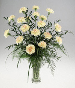  K�z�lay �i�ek online �i�ek sipari�i  cam yada mika vazoda  krem karanfiller