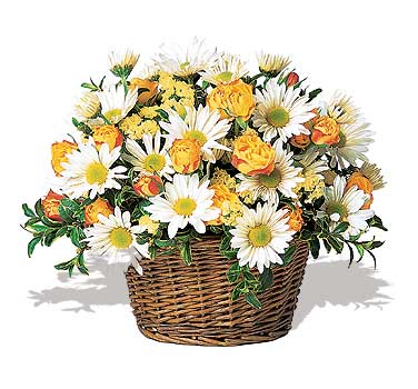 sepet i�erisinde kir �i�ekler   K�z�lay uluslararas� �i�ek g�nderme 