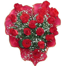herseyi ile kirmizi buket   K�z�lay �i�ek g�nderme 