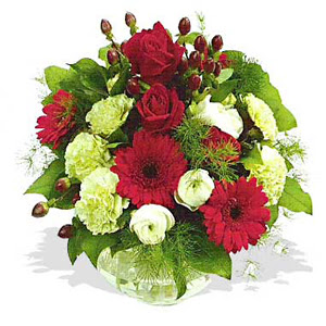 karanfil gerbera ve g�ller - d�s�nenelere �zel -  K�z�lay �i�ek sipari�i vermek 