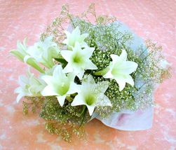 lilyum demeti 3 adet lilyum  Ankara K�z�lay �i�ek , �i�ek�i , �i�ek�ilik 