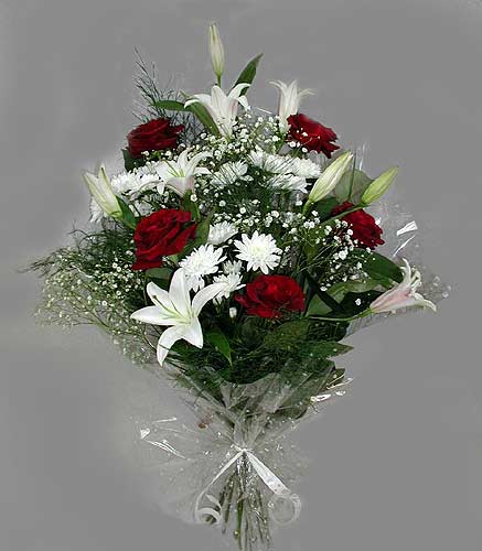  Ankara K�z�lay �i�ek yolla , �i�ek g�nder , �i�ek�i   super g�rsel buket tanzimi