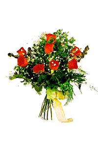 9 adet kirmizi g�l buketi  K�z�lay anneler g�n� �i�ek yolla 