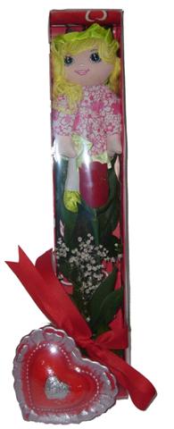  Ankara K�z�lay kaliteli taze ve ucuz �i�ekler  kutu i�inde 1 adet g�l oyuncak ve mum 