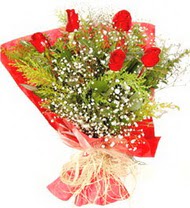  K�z�lay �i�ek g�nderme sitemiz g�venlidir  5 adet kirmizi g�l buketi demeti