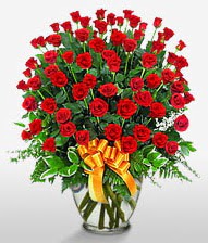 G�rsel vazo i�erisinde 101 adet g�l  Ankara K�z�lay yurti�i ve yurtd��� �i�ek sipari�i 