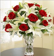 12 adet k�rm�z� g�l 2 dal kazablanka vazosu  K�z�lay cicek , cicekci 