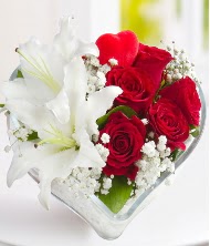 1 kazablanka 5 k�rm�z� g�l kalpte  K�z�lay �i�ek ma�azas� , �i�ek�i adresleri 