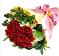 12 adet k�rm�z� g�l ve papatyalar  K�z�lay �i�ek g�nderme sitemiz g�venlidir 