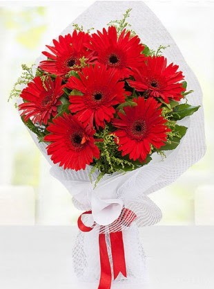 K�rm�z� Gelbera Buketi  K�z�lay �i�ek ma�azas� , �i�ek�i adresleri 