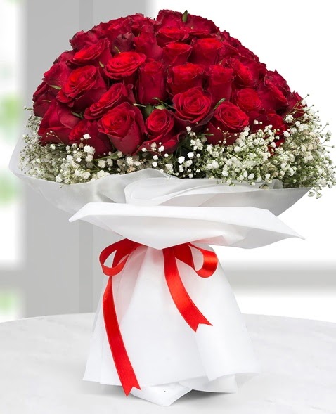 41 adet k�rm�z� g�l buketi  K�z�lay cicek , cicekci  s�per g�r�nt�
