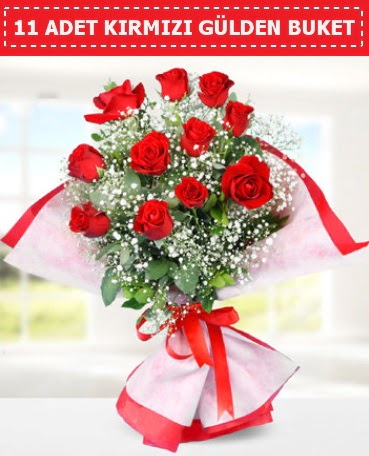 11 Adet K�rm�z� G�l Buketi  K�z�lay �i�ek ma�azas� , �i�ek�i adresleri 