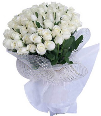41 adet beyaz g�lden k�z isteme buketi  Ankara K�z�lay hediye sevgilime hediye �i�ek 