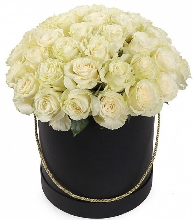 33 adet beyaz gül özel kutuda isteme çiçeği  Kızılay çiçek online çiçek siparişi 