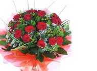  Ankara K�z�lay yurti�i ve yurtd��� �i�ek sipari�i  10 adet kirmizi g�l buket tanzim