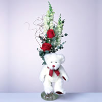  2 adet g�l ve panda �zel  K�z�lay anneler g�n� �i�ek yolla 