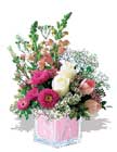 kare mika pembe kum ve �i�ek   K�z�lay ucuz �i�ek g�nder 