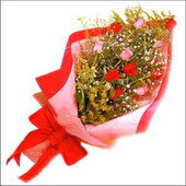 12 adet renkli  g�l buketi   K�z�lay anneler g�n� �i�ek yolla 