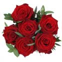 6 adet kirmizi g�l buketi  Ankara K�z�lay yurti�i ve yurtd��� �i�ek sipari�i 