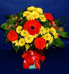  Kızılay uluslararası çiçek gönderme  sade hos orta boy karisik demet çiçek 