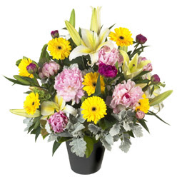karisik mevsim çiçeklerinden vazo tanzimi  Ankara Kızılay çiçek yolla , çiçek gönder , çiçekçi  