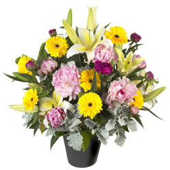 karisik mevsim �i�eklerinden vazo tanzimi  Ankara K�z�lay �i�ek yolla , �i�ek g�nder , �i�ek�i  