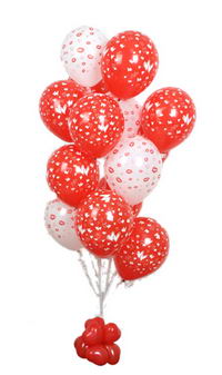 Sevdiklerinize 17 adet u�an balon demeti yollayin.  K�z�lay �i�ek online �i�ek sipari�i 