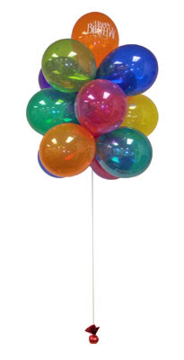  K�z�lay �i�ek sipari�i vermek  Sevdiklerinize 17 adet u�an balon demeti yollayin.