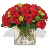  Ankara Kızılay online çiçek gönderme sipariş  10 adet kirmizi gül ve cam yada mika vazo