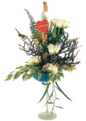  K�z�lay �i�ek�iler  kadeh i�erisinde g�rsel g�l tanzimi