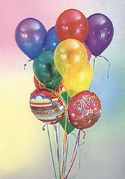  K�z�lay �i�ek g�nderme  19 adet karisik renkte u�an balon buketi