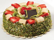 pasta g�nder  4 ile 6 kisilik karisik meyvali yas pasta  K�z�lay �i�ek ma�azas� , �i�ek�i adresleri 