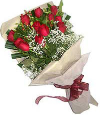 11 adet kirmizi güllerden özel buket  Kızılay çiçek mağazası , çiçekçi adresleri 