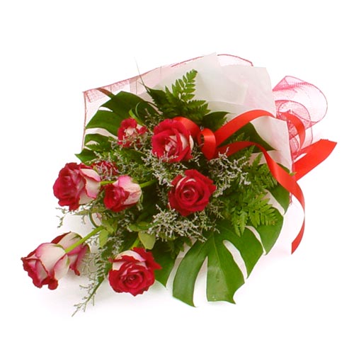 çiçek gönder 7 adet kirmizi gül buketi  Ankara Kızılay çiçek , çiçekçi , çiçekçilik 