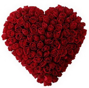  Kızılay anneler günü çiçek yolla  muhteşem kırmızı güllerden kalp çiçeği