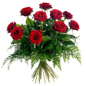 K�z�lay �i�ek sipari�i vermek  10 adet k�rm�z� g�lden buket