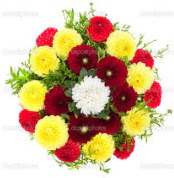  K�z�lay anneler g�n� �i�ek yolla  13 adet mevsim �i�e�inden g�rsel buket