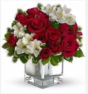 11 adet k�rm�z� g�l ve beyaz k�r �i�ekleri  Ankara K�z�lay �nternetten �i�ek sipari�i 