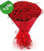 51 adet k�rm�z� g�l buketi �zel hissedenlere  Ankara K�z�lay hediye sevgilime hediye �i�ek 