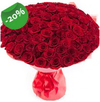 �zel mi �zel buket 101 adet k�rm�z� g�l  K�z�lay �i�ek g�nderme sitemiz g�venlidir 