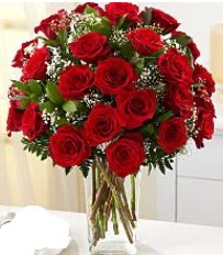Vazo i�erisinde 33 adet k�rm�z� g�l  Ankara K�z�lay yurti�i ve yurtd��� �i�ek sipari�i 
