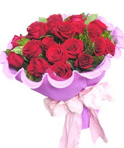 12 adet k�rm�z� g�lden g�rsel buket  K�z�lay anneler g�n� �i�ek yolla 