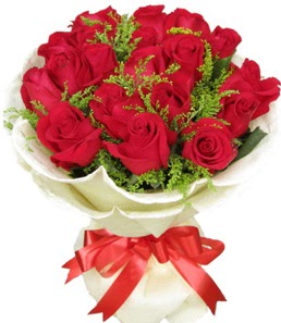 19 adet k�rm�z� g�lden buket tanzimi  Ankara K�z�lay �i�ek�i telefonlar�  