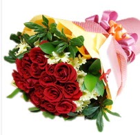 12 adet k�rm�z� g�l ve papatyalar  K�z�lay �i�ek g�nderme sitemiz g�venlidir 