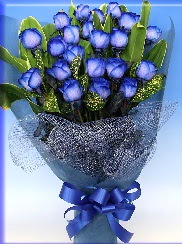 19 adet e�siz mavi g�l buketi  Ankara K�z�lay �i�ek yolla , �i�ek g�nder , �i�ek�i  