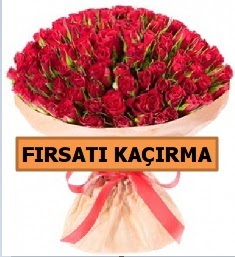 SON 1 GÜN İTHAL BÜYÜKBAŞ GÜL 101 ADET  Kızılay çiçek online çiçek siparişi  