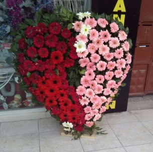 Kalp pano kalp �eklinde pano �i�e�i  Ankara K�z�lay hediye sevgilime hediye �i�ek 