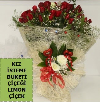 27 adet k�rm�z� g�lden k�z isteme buketi  K�z�lay cicek , cicekci 